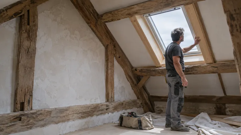 Pose d'une fenêtre de toit, travaux soumis à déclaration préalable